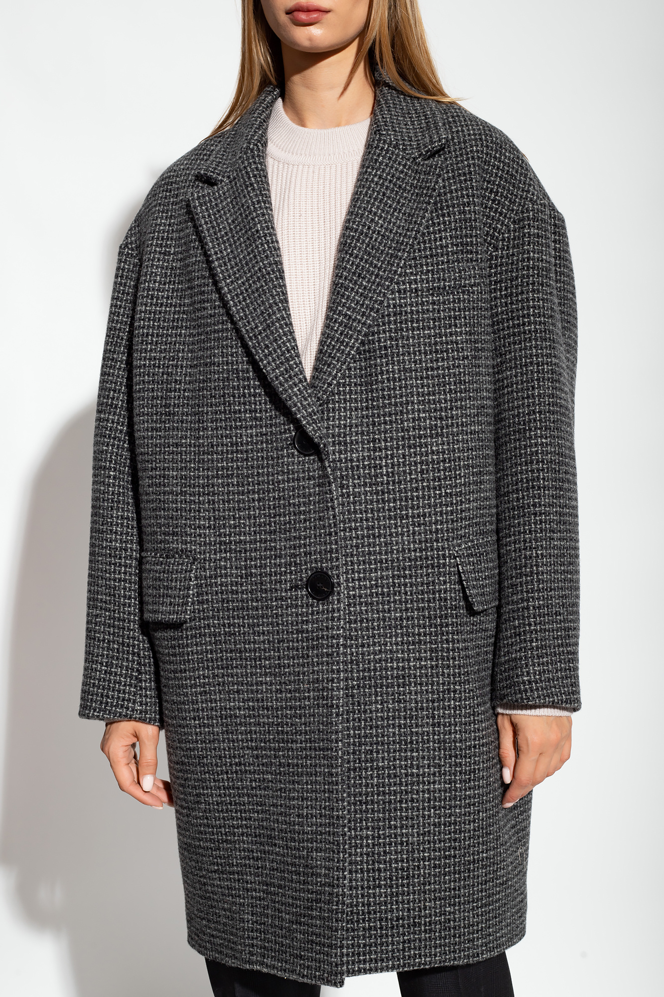 Isabel Marant Etoile Manteau Limiza – Gris